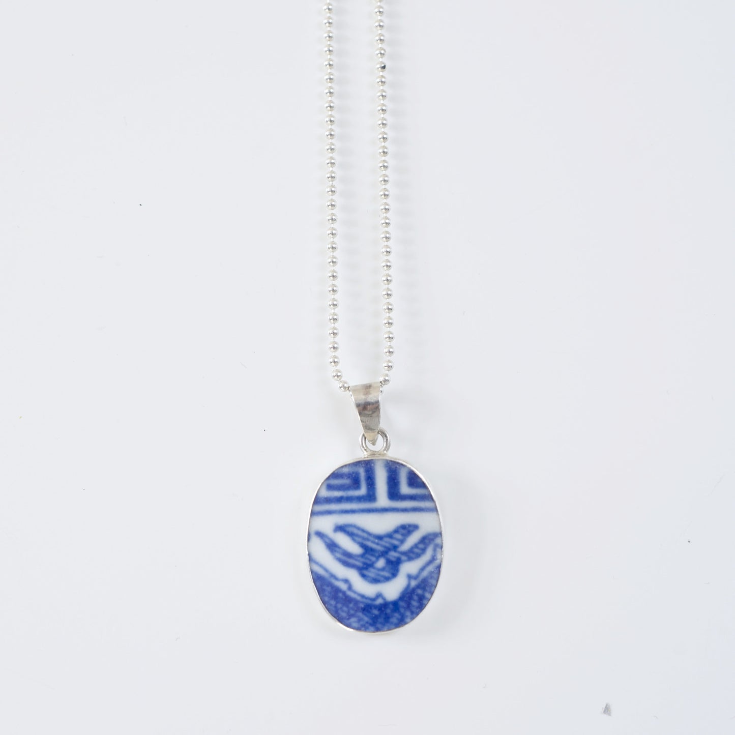 SHANGHAI PORCELAIN DOUBLE HAPPINESS PENDANT- SMALL