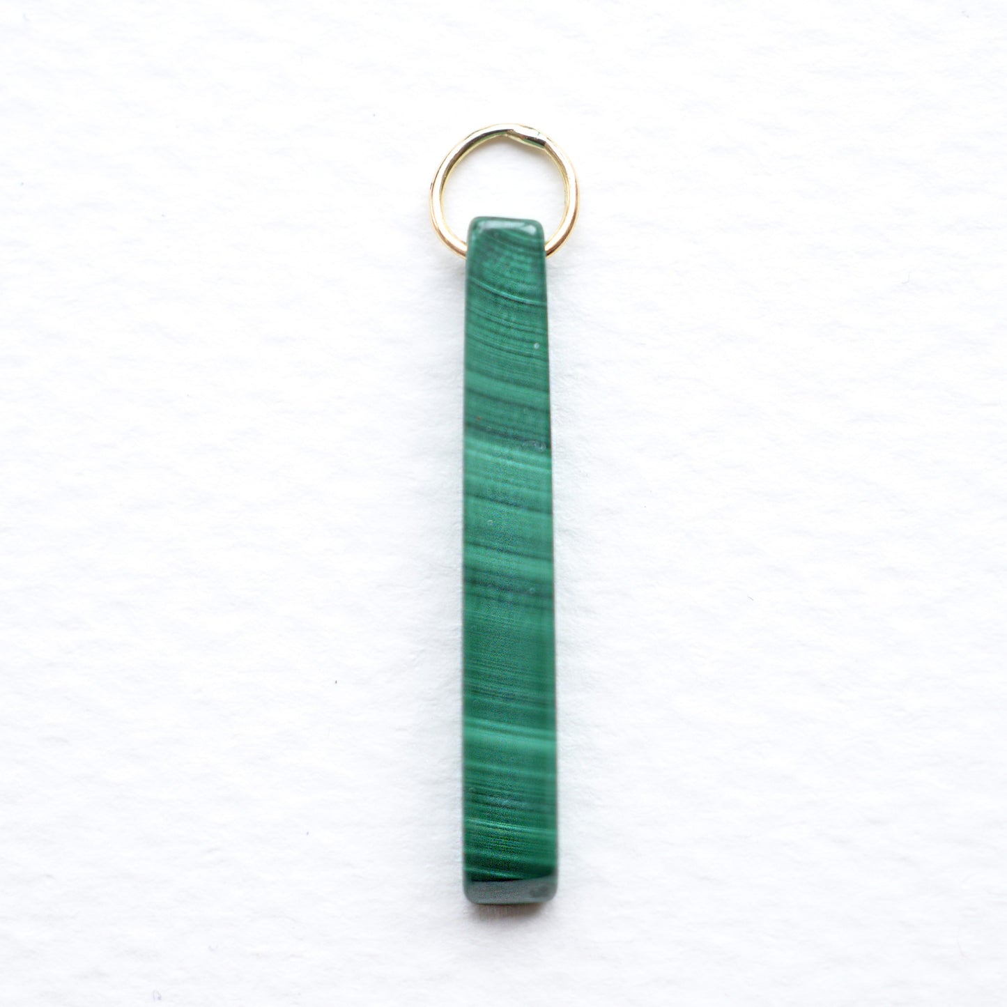*GEOMETRIC MALACHITE SINGLE PENDANT