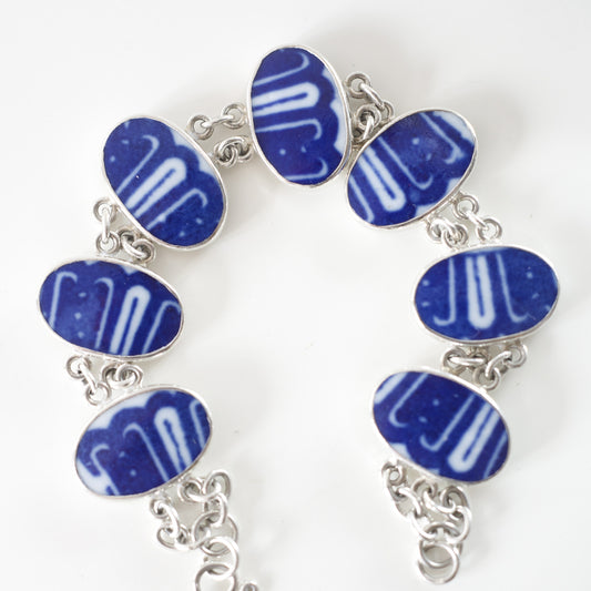 SHANGHAI PORCELAIN BLUE BRACELET