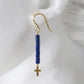 CHARM LAPIS EARRINGS